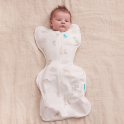 LoveToDream Υπνόσακος Swaddle UP Original 1.0tog Medium 6-8.5kg – Cloud Bunnies - Image 4