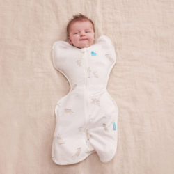 LoveToDream Υπνόσακος Swaddle UP Original 1.0tog Medium 6-8.5kg – Cloud Bunnies - Image 6