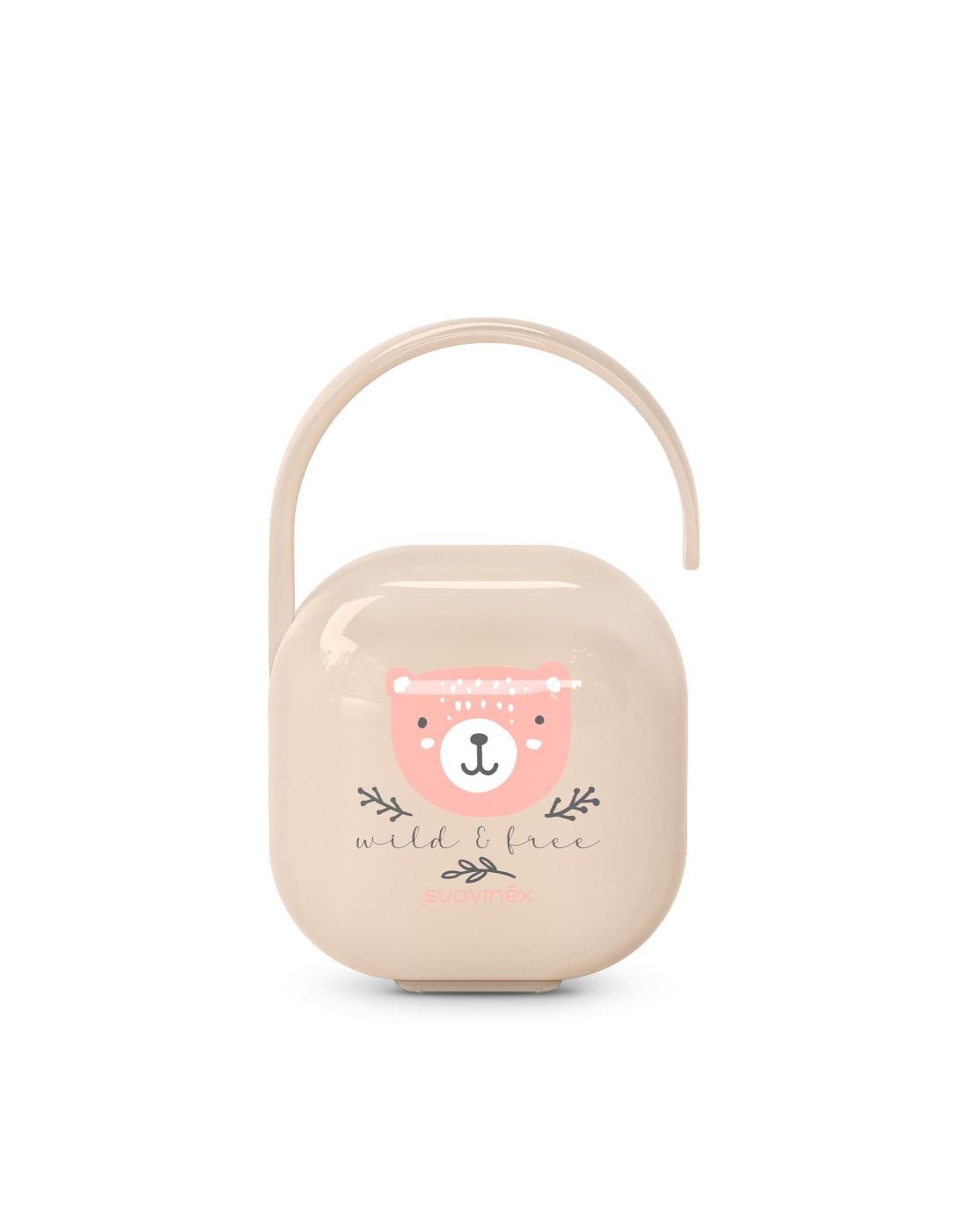 MUSHIE1 Suavinex Θήκη Πιπίλας 2 Θέσεων Wild & Free Pink - Image 1