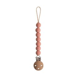 Mushie Κλιπ Σιλικόνης για Πιπίπλες Hera Powder Pink - Image 6
