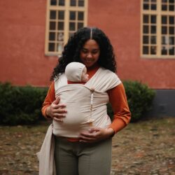 Mushie Κλιπ Πιπίλας Eva White - Image 2