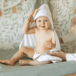 Trois Kilos Sept Σετ 2 Καλύμματα Αλλαξιέρας 50x70cm Μέντα/Εκρού - Image 4