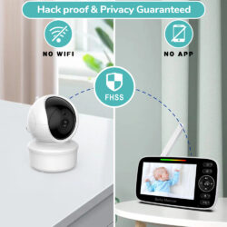 Bebe Stars Ενδοεπικοινωνία Με Περιστρεφόμενη Κάμερα 4,3" - Image 2