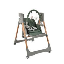 Bebe Stars Καρεκλάκι Φαγητού-Kούνια Serenna Ηλεκτρικό 2 In1 Forest Green - Image 6