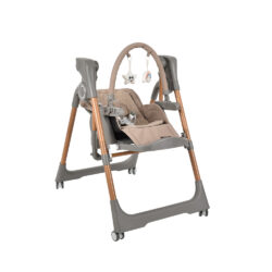 Bebe Stars Καρεκλάκι Φαγητού-Kούνια Serenna Ηλεκτρικό 2 In1 Baige - Image 7