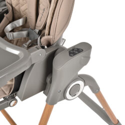 Bebe Stars Καρεκλάκι Φαγητού-Kούνια Serenna Ηλεκτρικό 2 In1 Baige - Image 4