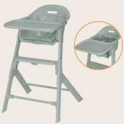Lionelo Beny Καρεκλάκι φαγητού 3 σε 1 Green Sage - Image 4