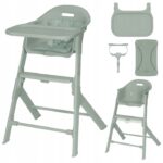 Lionelo Beny Καρεκλάκι φαγητού 3 σε 1 Green Sage