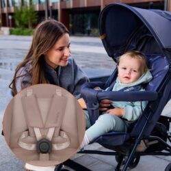 Lionelo Elia Βρεφικό Καρότσι Μπαστούνι Beige Taupe - Image 7