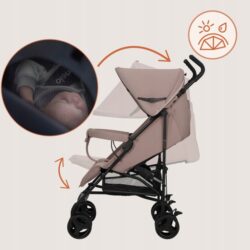 Lionelo Elia Βρεφικό Καρότσι Μπαστούνι Beige Taupe - Image 8