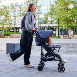 Lionelo Elia Βρεφικό Καρότσι Μπαστούνι Beige Taupe - Image 2