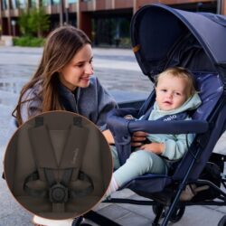 Lionelo Elia Βρεφικό Καρότσι Μπαστούνι Brown Chocolate - Image 7