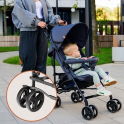 Lionelo Elia Βρεφικό Καρότσι Μπαστούνι Beige Taupe - Image 5