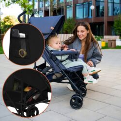 Lionelo Elia Βρεφικό Καρότσι Μπαστούνι Black Onyx - Image 10