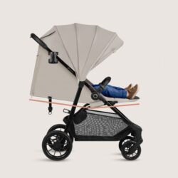 Lionelo Emerald Καρότσι Ταξιδίου έως 22kg Beige Sand - Image 2