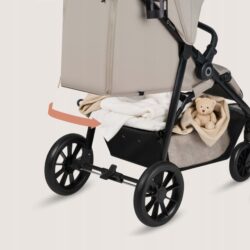 Lionelo Emerald Καρότσι Ταξιδίου έως 22kg Beige Sand - Image 4