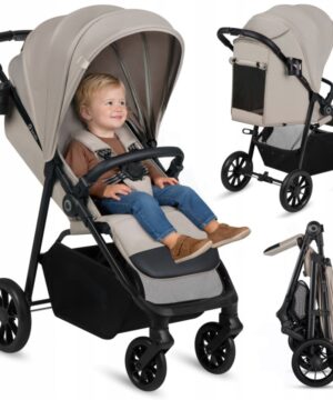 Lionelo Emerald Καρότσι Ταξιδίου έως 22kg Beige Sand