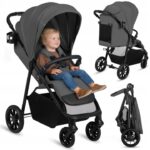 Lionelo Emerald Καρότσι Ταξιδίου έως 22kg Gray Stone