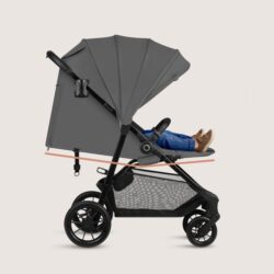 Lionelo Emerald Καρότσι Ταξιδίου έως 22kg Gray Stone - Image 2