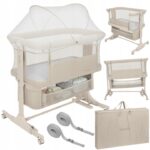 Lionelo Jodie Λίκνο Συγκοίμησης Beige Cream