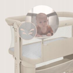 Lionelo Jodie Λίκνο Συγκοίμησης Beige Cream - Image 4