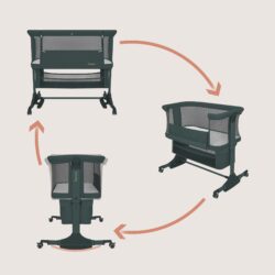 Lionelo Jodie Λίκνο Συγκοίμησης Green Graphite - Image 3