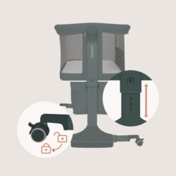 Lionelo Jodie Λίκνο Συγκοίμησης Green Graphite - Image 8