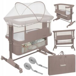 Lionelo Jodie Λίκνο Συγκοίμησης Beige Taupe