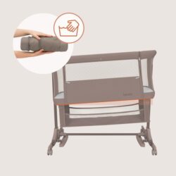 Lionelo Jodie Λίκνο Συγκοίμησης Beige Taupe - Image 9