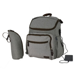 Bebe Stars Τσάντα Πλάτης Αλλαξιέρα Με USB Pure