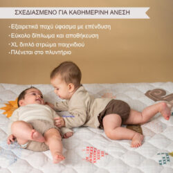 Taf Toys Χαλάκι Δραστηριοτήτων Καπιτονέ Fantasy Bloom Quilted 100*150 cm - Image 4