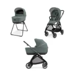 Inglesina Πολυκαρότσι 2 σε 1 Inglesina Electa 2026 Duo χρώμα Studio Grey με σκελετό