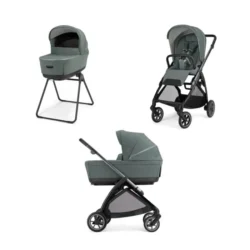 Inglesina Πολυκαρότσι 2 σε 1 Inglesina Electa 2026 Duo χρώμα Studio Grey με σκελετό