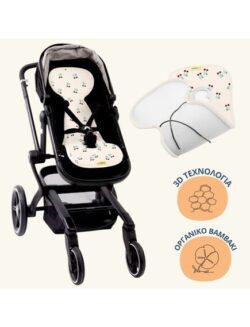 Aeromoov Αντι-ιδρωτικό κάλυμμα για καρότσι Air Layer Cherries - Image 8