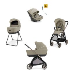 Inglesina Πολυκαρότσι 3 σε 1 Electa 2026 Quattro Darwin Recline Evo Hangar Beige / Bronze Black