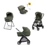 Inglesina Πολυκαρότσι 3 σε 1 Electa 2026 Quattro Darwin Recline Evo Loft Green / Iron Black