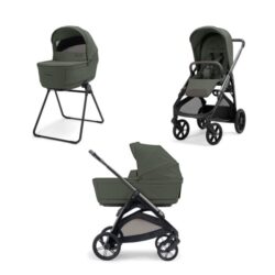 Inglesina Σύστημα μεταφοράς Aptica Duo 2026 χρώμα Ivy Green με σκελετό Litio Black