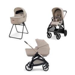 Inglesina Σύστημα μεταφοράς Aptica Duo 2026 χρώμα Vicuna Beige με σκελετό Litio Black
