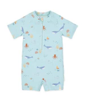 Little Dutch Μπλουζάκι μακρυμάνικο με προστασία UV Ocean Friends 1-2 Ετών