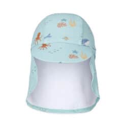 Little Dutch Παιδικό καπέλο ήλιου Ocean Friends 3-4 Ετών