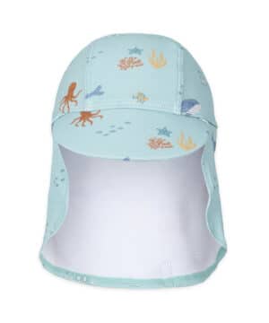 Little Dutch Παιδικό καπέλο ήλιου Ocean Friends 3-4 Ετών