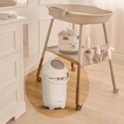 Lionelo Purebin Κάδος για Πάνες Αεροστεγής & Άοσμος Beige Sand - Image 2