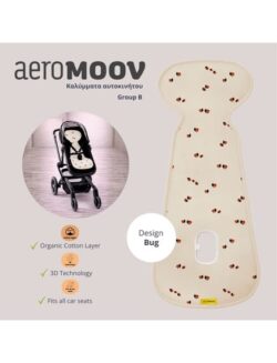 Aeromoov Αντι-ιδρωτικό κάλυμμα για καρότσι Air Layer Bug - Image 6