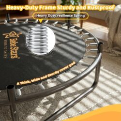 Bebe Stars Τραμπολίνο Με Δίχτυ 55" 140cm - Image 4