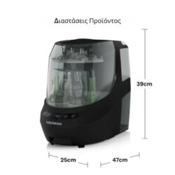 Baby Brezza Bottle Washer Pro Πλυντήριο-Αποστειρωτής-Στεγνωτήρας Για Μπιμπερό Black - Image 2