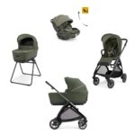 Inglesina Πολυκαρότσι 3 σε 1 Electa 2026 Quattro Darwin loft Green  / Iron Black