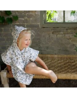 Elodie Details Παιδικό Μπουρνούζι Poncho Garden Leo Toile - Image 2