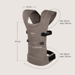 Lionelo Mabel Εργονομικός Μάρσιπος Έως 15Kg Beige Taupe - Image 7