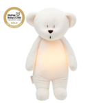 Moonie 2.0: Επαναφορτιζόμενο βοήθημα ύπνου με ηχογράφηση & αισθητήρα κλάματος Cream Bear