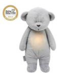 Moonie 2.0: Επαναφορτιζόμενο βοήθημα ύπνου με ηχογράφηση & αισθητήρα κλάματος Silver Bear